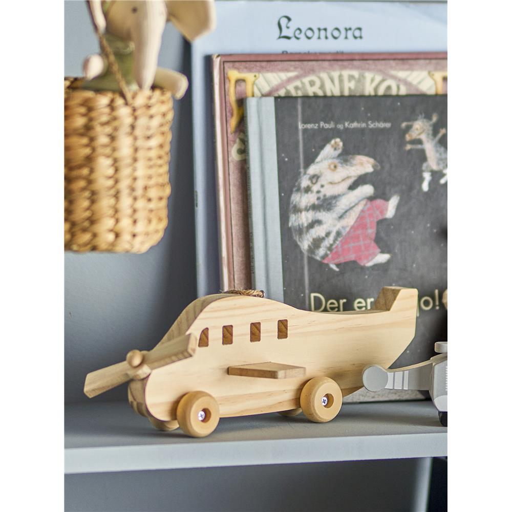 Bloomingville MINI Plane Mobile, Holz, Flugzeug, Kinderzimmer, Dekoration, dänisches Design