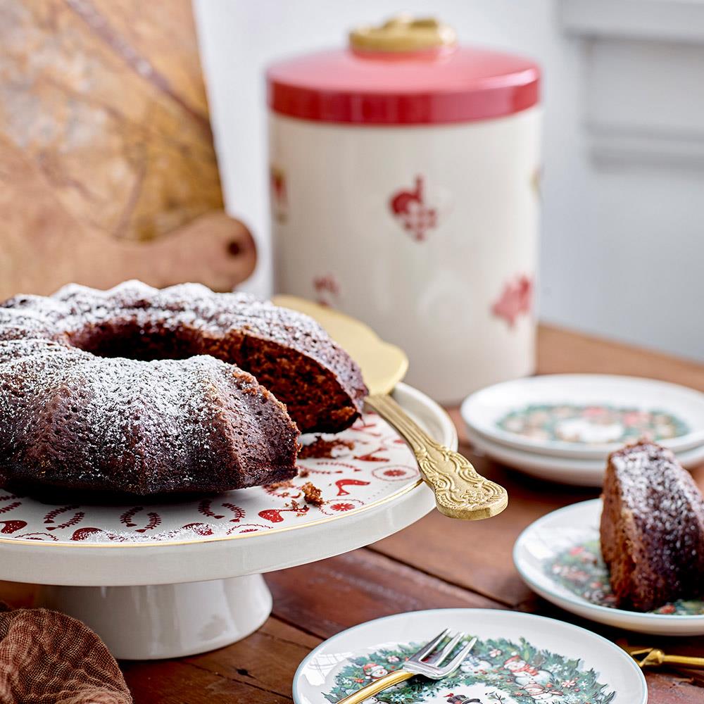 Bloomingville Yule Weihnachtsdose – Keksdose mit nostalgischen Motiven, Weihnachten, dänisches Design