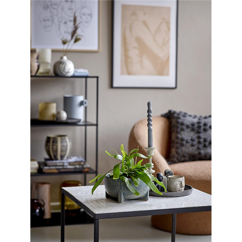 Bloomingville Adiva Kissen mit Quasten Grau Baumwolle Dekokissen Zierkissen Sofakissen dänisches Design