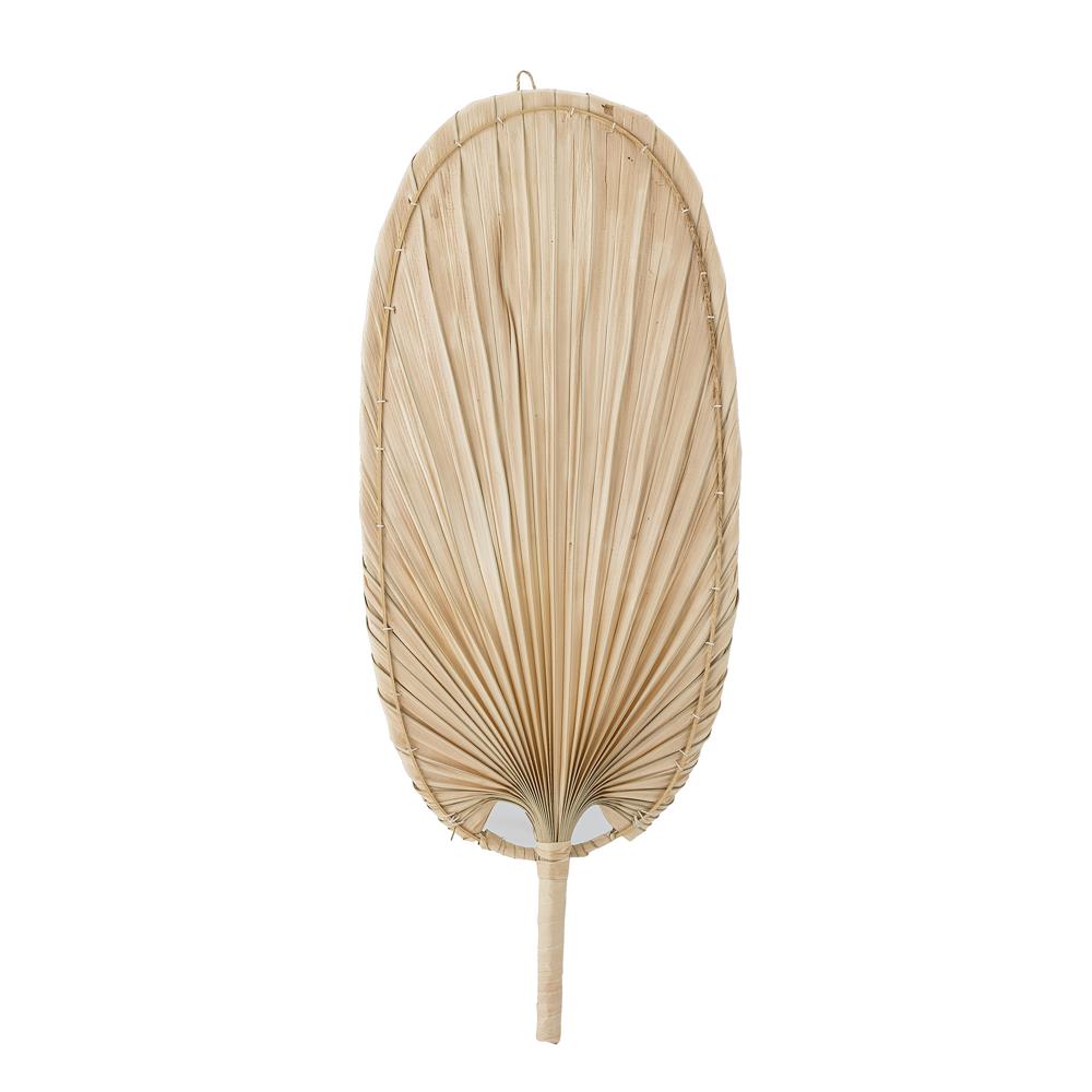 Bloomingville Oumou Wanddekoration, Natur, Palmblatt L67xH2,5xB26 cm