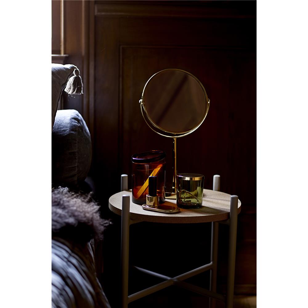 Bloomingville Milde Spiegel Gold Metal 20 x 35 cm Standpiegel Schminkspiegel