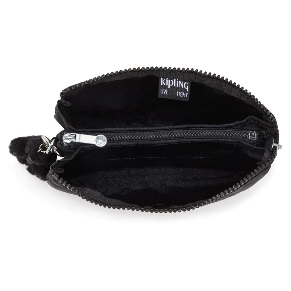 Kipling CREATIVITY L, Clutch, Black Noir (schwarz), großer Organizer