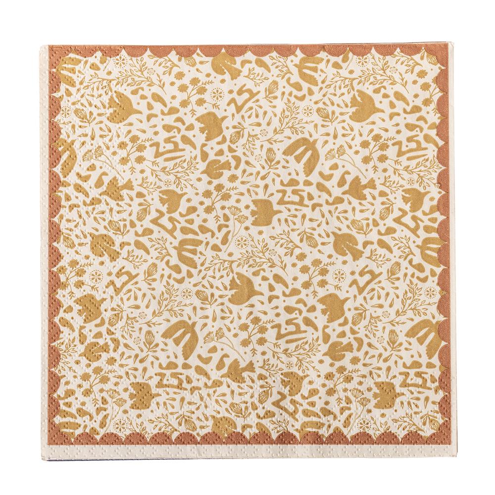 Bloomingville Anniversary Servietten Bunt Papier 33x33cm 20 Stück
