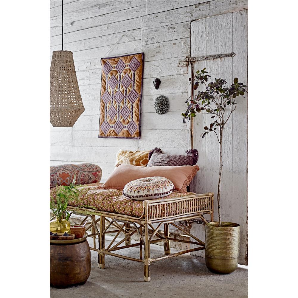 Bloomingville Honia Wanddekoration, Braun, Baumwolle, 78x62 cm, dekorativer Wandbehang