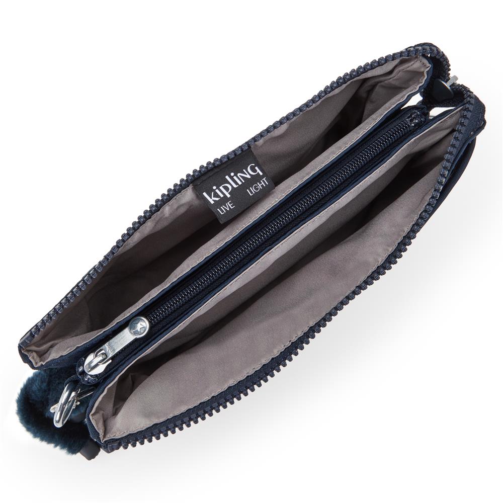 Kipling RIRI Kleine Umhängetasche, Schultertasche in Blue Bleu 2 (blau)