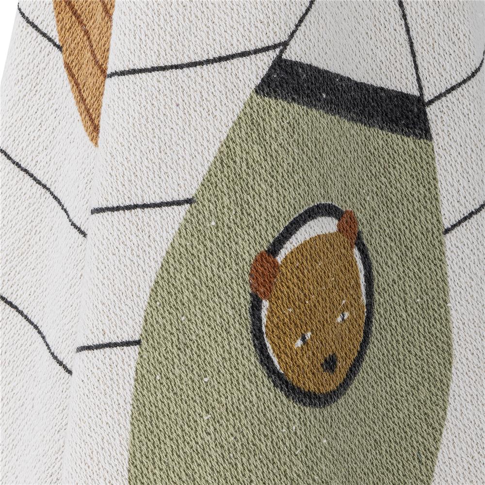 Bloomingville MINI Space Decke, Weltraum, Recycelte Baumwolle, Kinderzimmer, dänisches Design