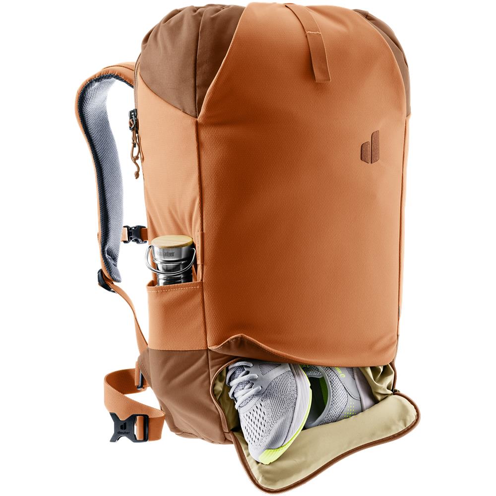 deuter Utilion 34+5, Rucksack, pecan-mocha (orange), 39L, mit Flaschenhalter und Laptopfach
