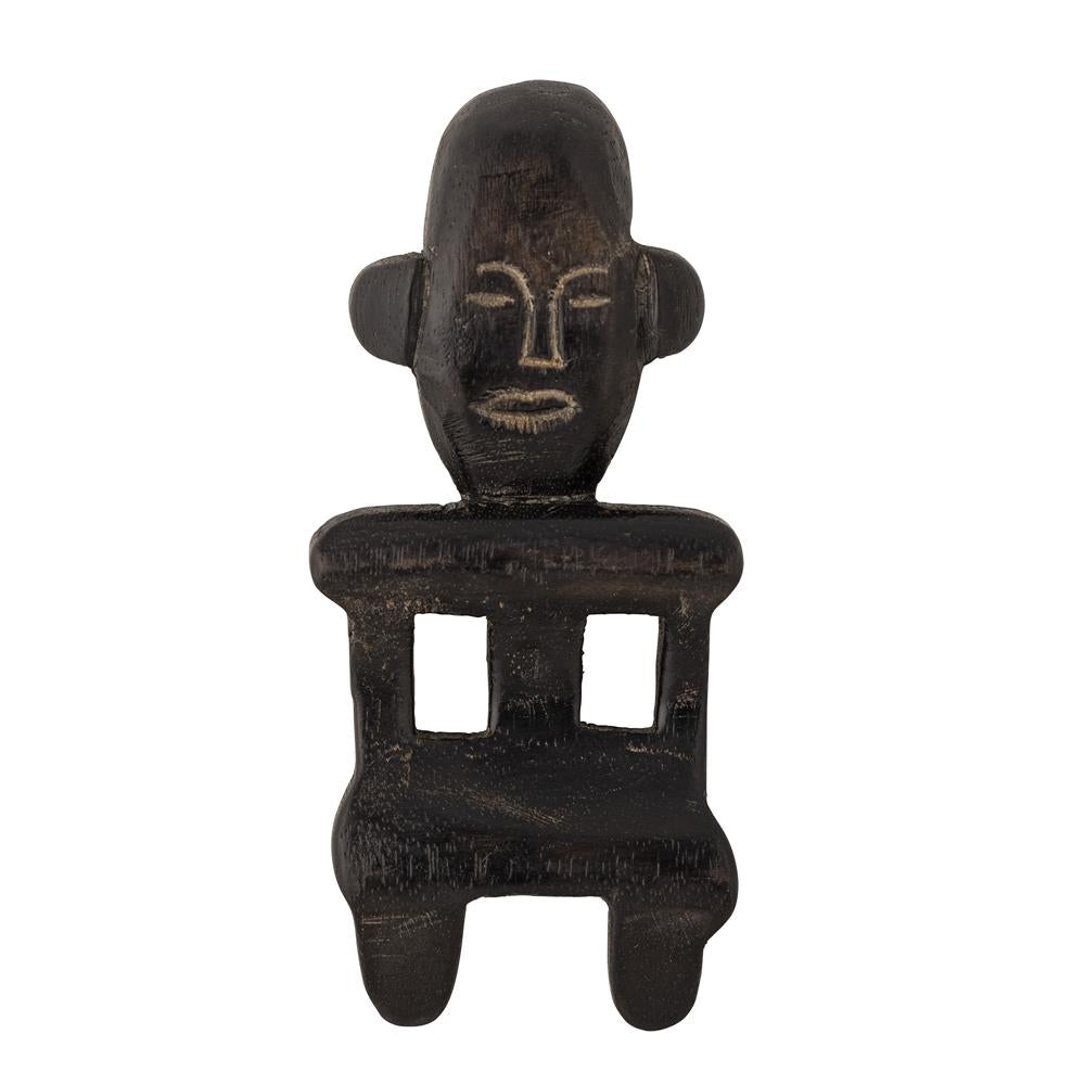 Bloomingville Harlee Dekofigur Schwarz Mangoholz 14 cm Skulptur Ethno Boho
