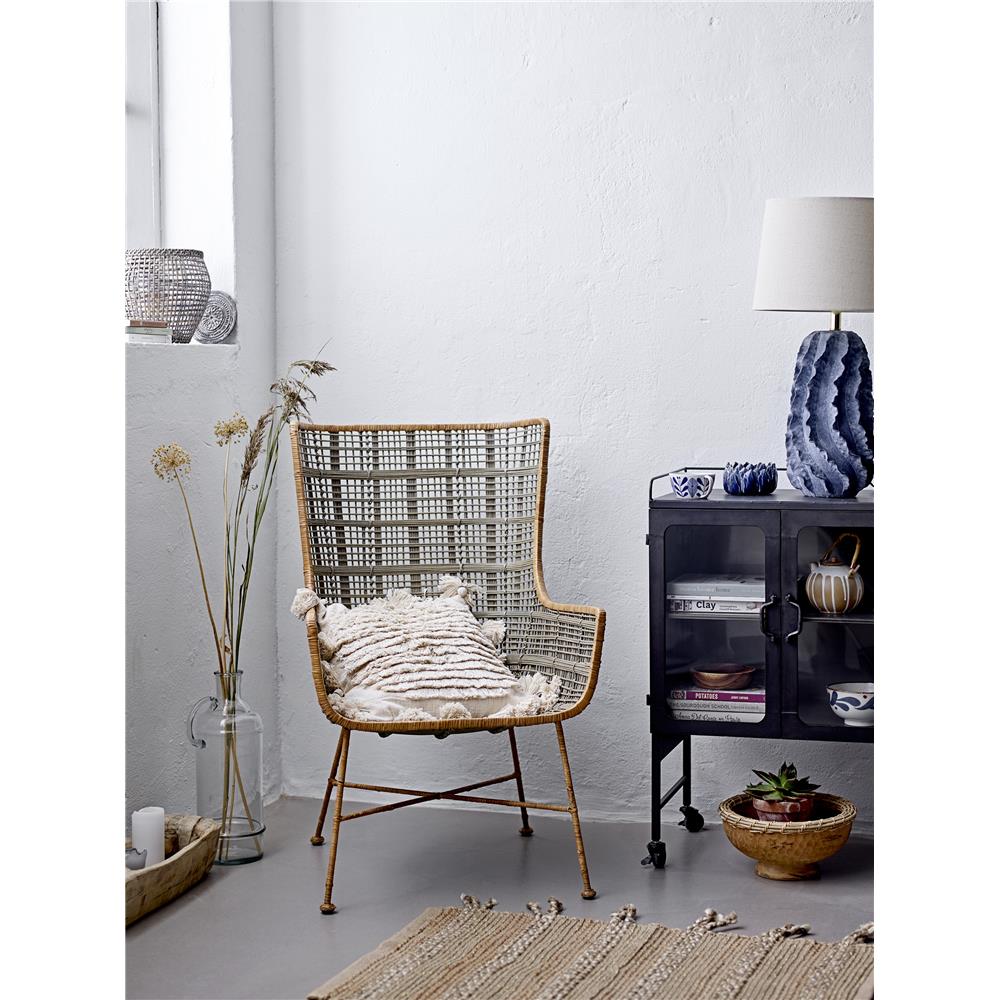 Bloomingville Camellia Schüssel Porzellan 16,5 x 8,5 cm Weiß Blau Dänisches Design