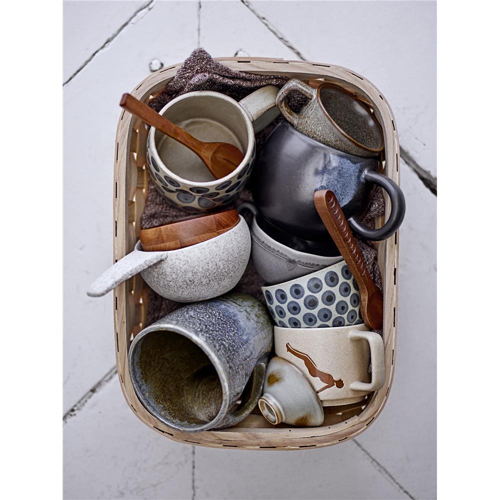 Bloomingville Elia Tasse Blau Steingut 11 x 8,5 cm 480 ml