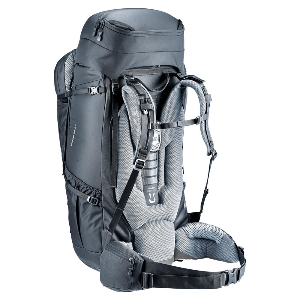 deuter Voyager 60+10 SL, Reiserucksack, black (schwarz)