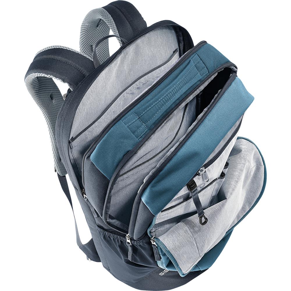 deuter Giga, Lifestyle-Rucksack, atlantic-ink (blau), 28L, mit Flaschenhalter und Laptopfach