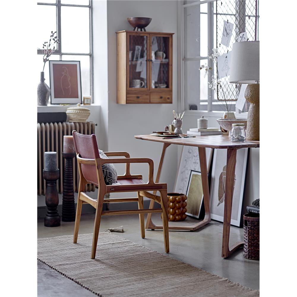 Bloomingville Jona Vase, Braun, Steingut, 14x18 cm, dänisches Design