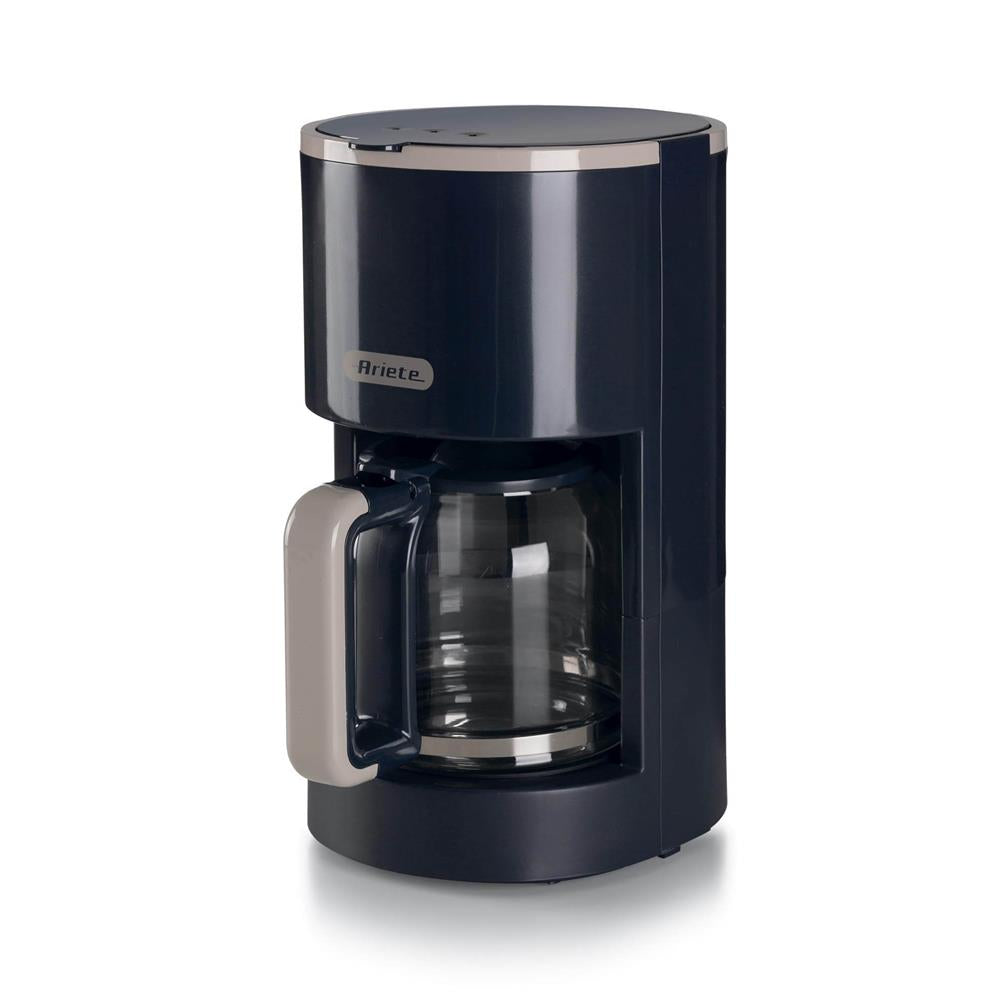 Ariete Breakfast Filterkaffeemaschine, Dunkelgrau, 12 Tassen Kaffeemaschine, Klassisches Design