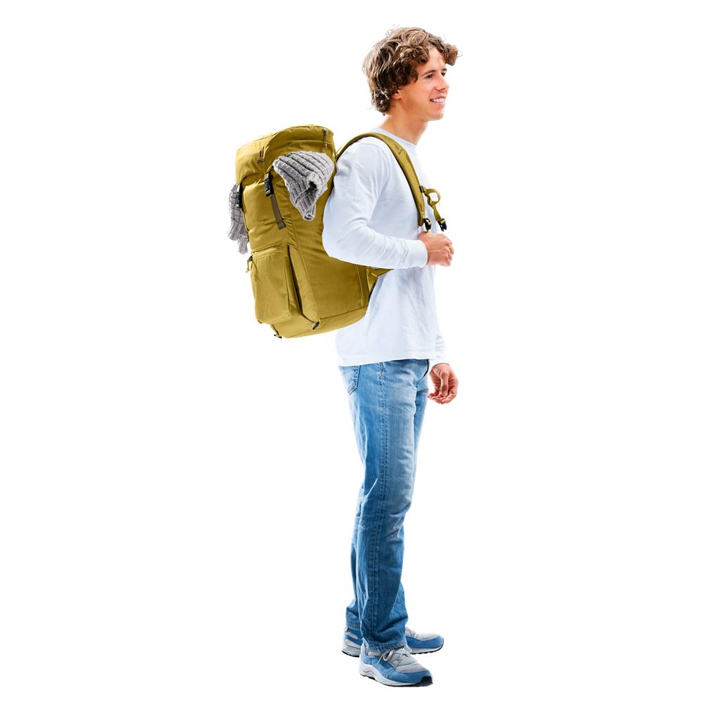 deuter Walker 24, Lifestyle-Rucksack, kelp (beige), 24L, mit Flaschenhalter und Laptopfach