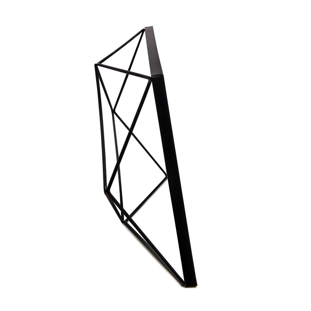Umbra Prisma Geometrischer Bilderrahmen 48 x 23 x 8 cm zum Aufhängen oder Aufstellen Schwarz