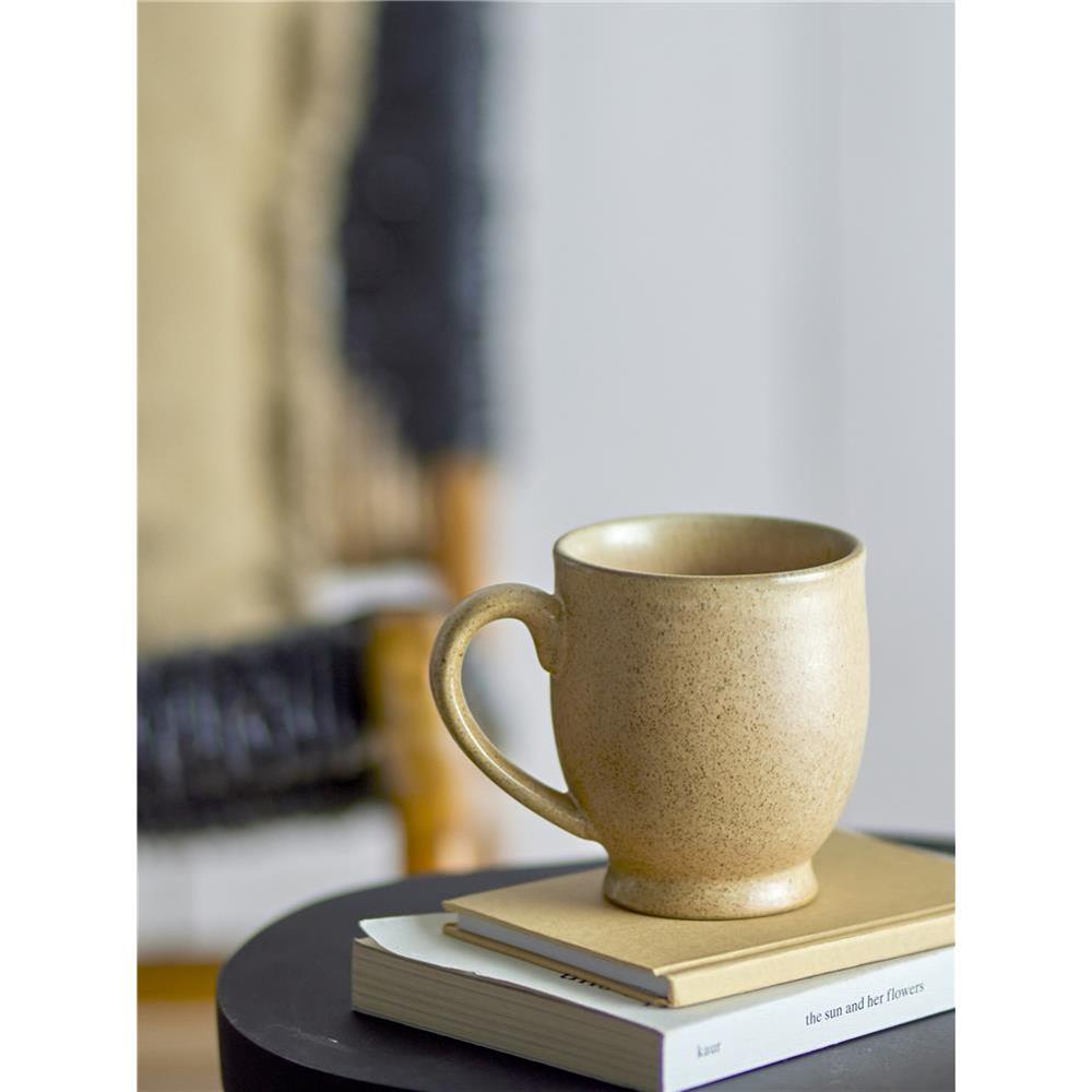 Bloomingville Jatoba Tasse, 400 ml, Braun, Steingut, dänisches Design