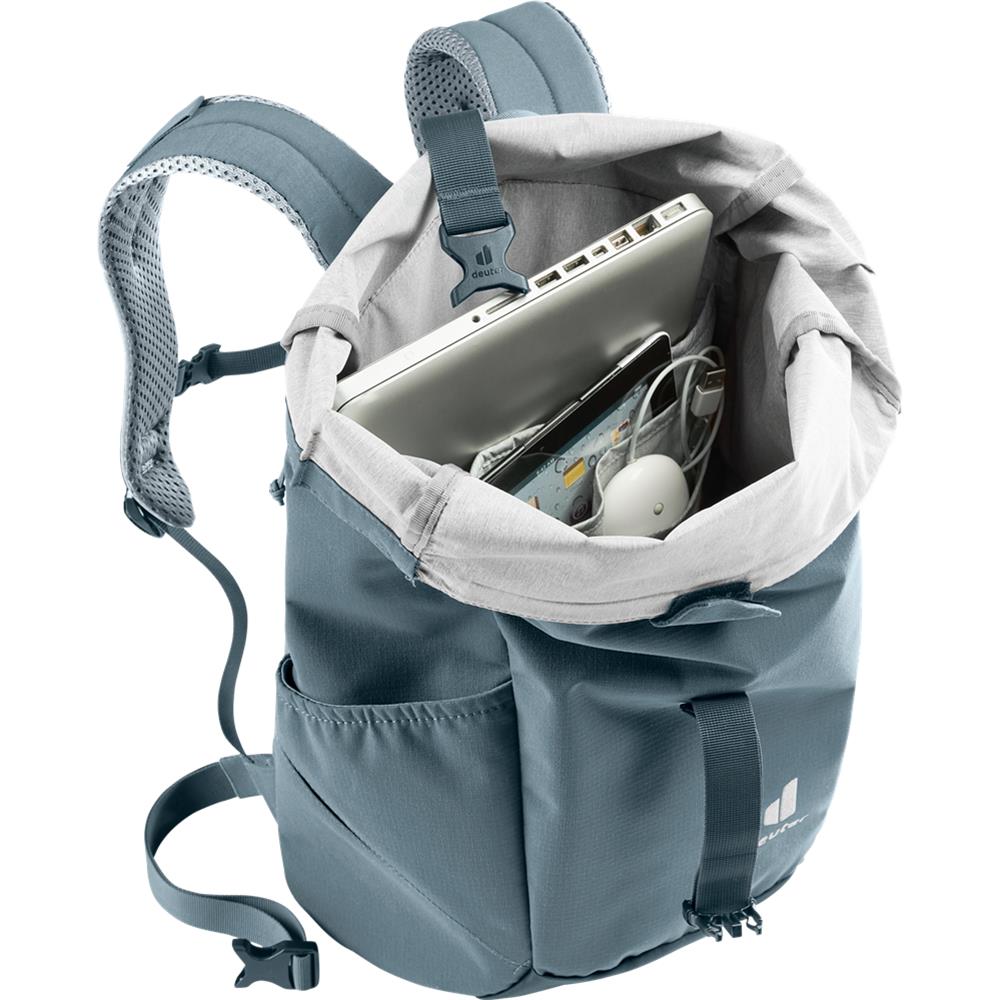 deuter Stepout, Rucksack, black (schwarz), 22L, mit Flaschenhalter und Laptopfach