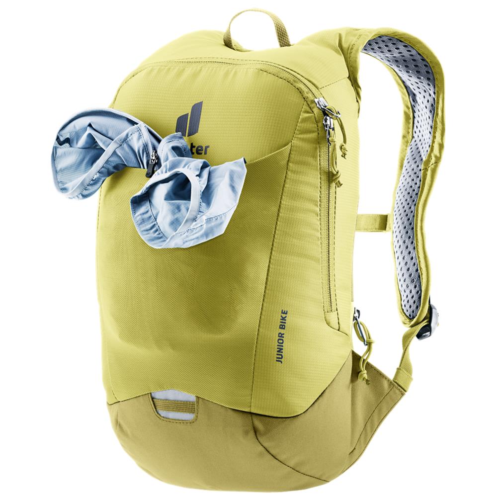 deuter Junior Bike, Fahrradrucksack, sprout-linden (gelb), 8L, Kinderrucksack