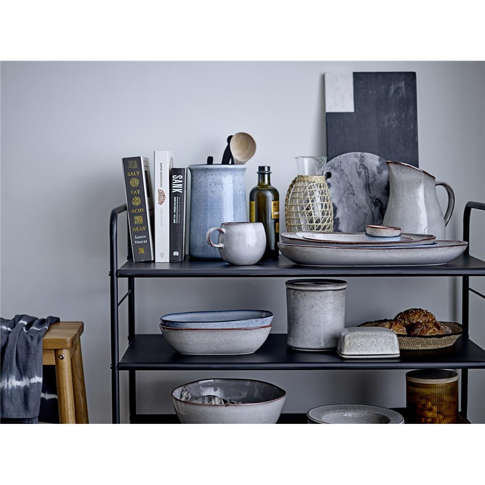 Bloomingville Sandrine Tasse, Natur, 500ml, Steingut, dänisches Design