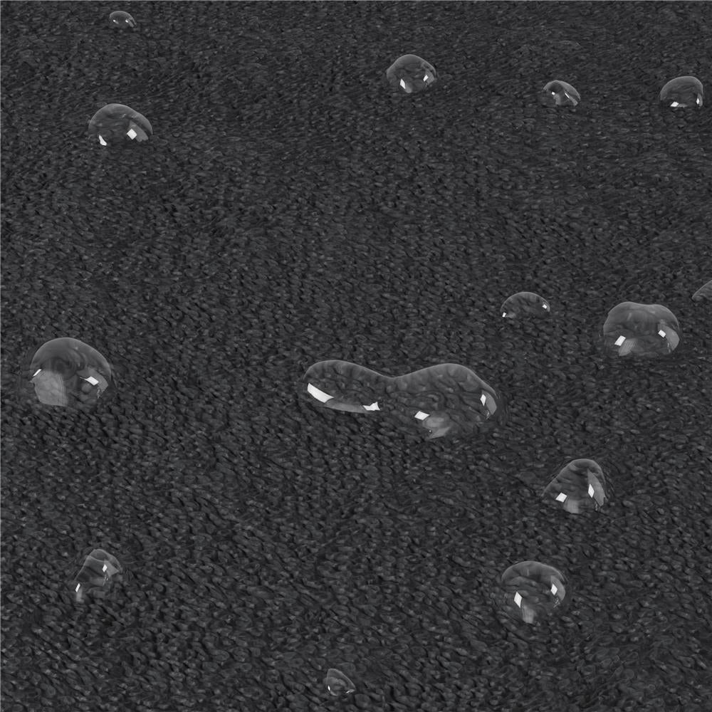 Umbra Udry Geschirr Abtropfgestell und Mikrofaser Abtropfmatte, Faltbar, Platzsparend, 61 x 45 cm, in Schwarz