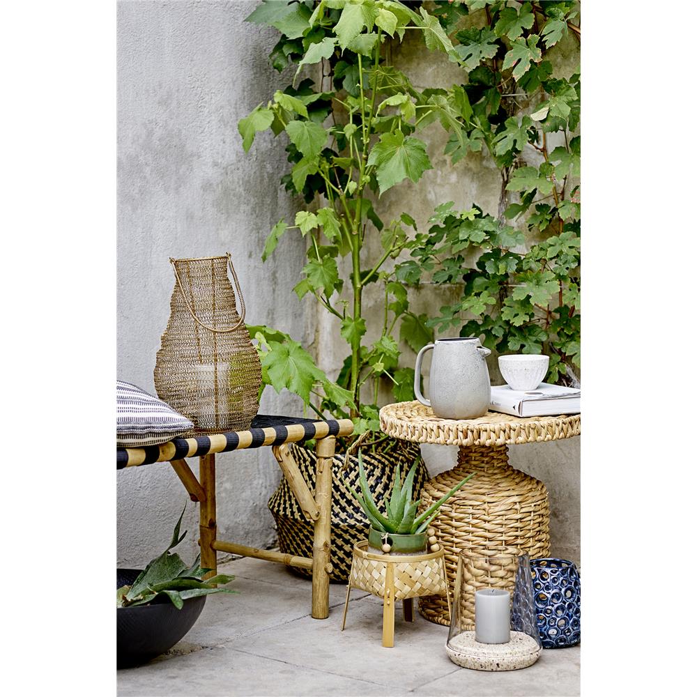 Bloomingville Camo Beistelltisch Natur Wasserhyazinthe Couchtisch Ablage dänisches Design