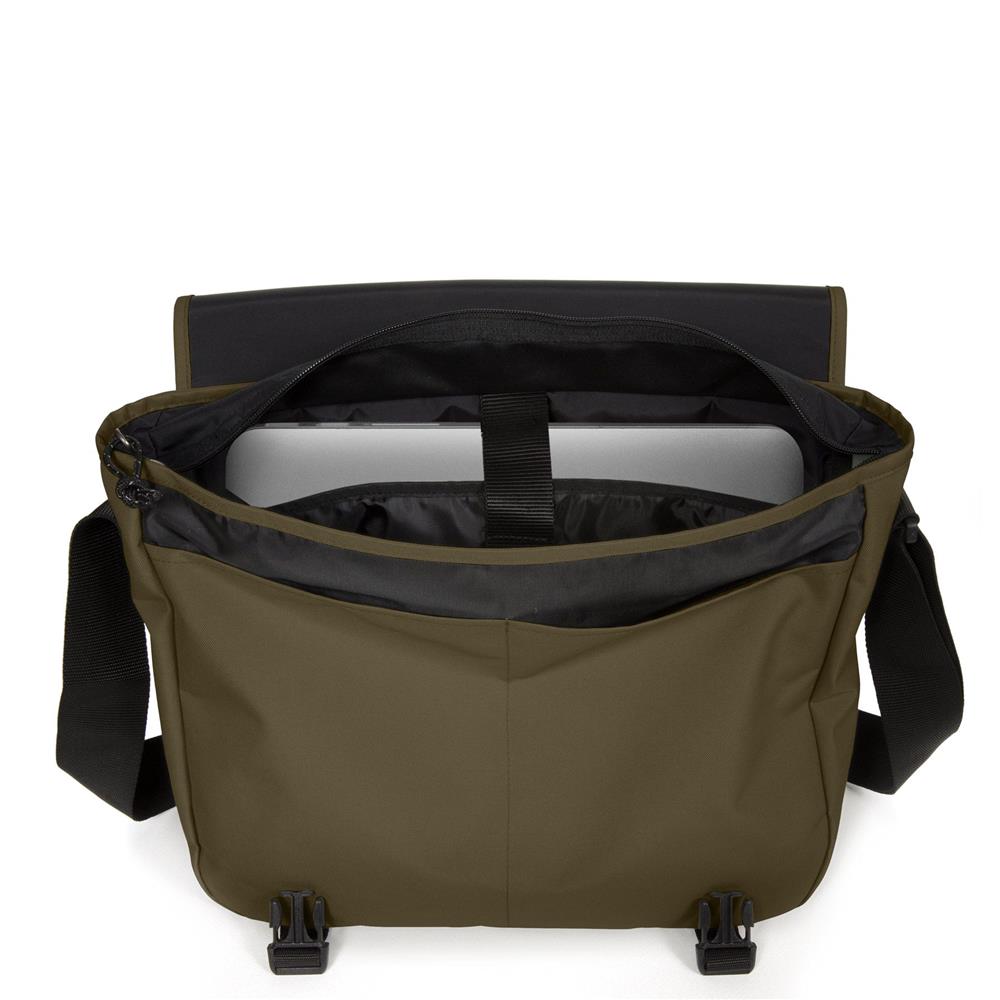 Eastpak DELEGATE +, Umhängetasche, Army Olive (grün), 20L, Laptoptasche