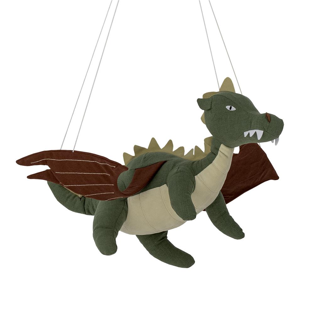 Bloomingville MINI Malvin Mobile, Drache, Grün, Kinderzimmer, Dekoration, dänisches Design