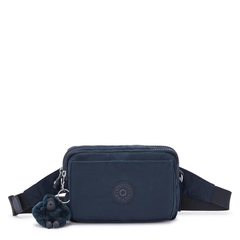 Kipling ABANU MULTI, 2-in-1-Crossbody- und Bauchtasche, Blue Bleu 2 (blau), Schultertasche