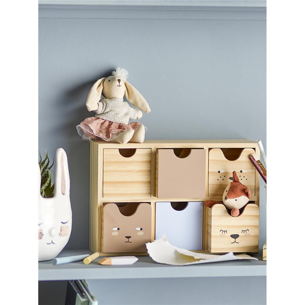 Bloomingville MINI Calle Aufbewahrungsbox, Schreibtisch-Organizer, Kinderzimmer, dänisches Design