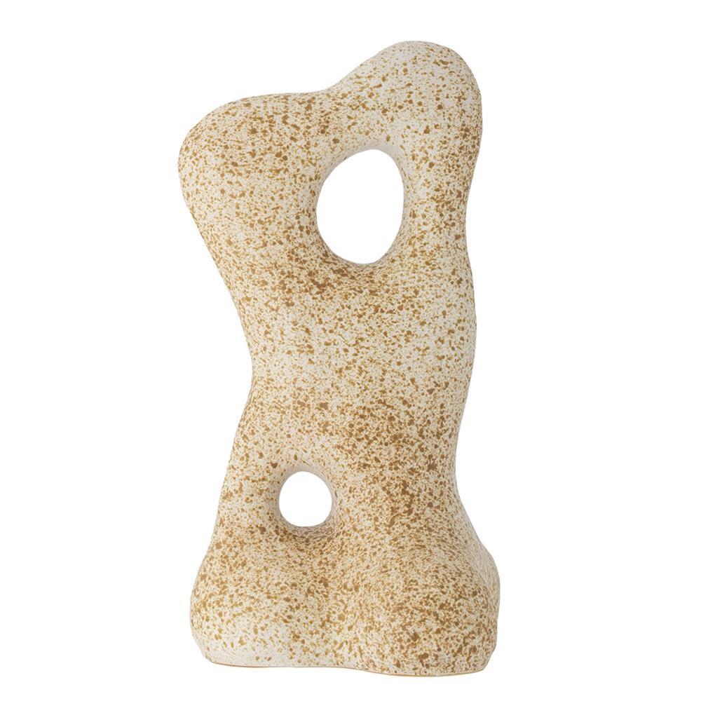 Bloomingville Raheen Dekoskulptur in Natur, 25x50 cm, aus Steingut