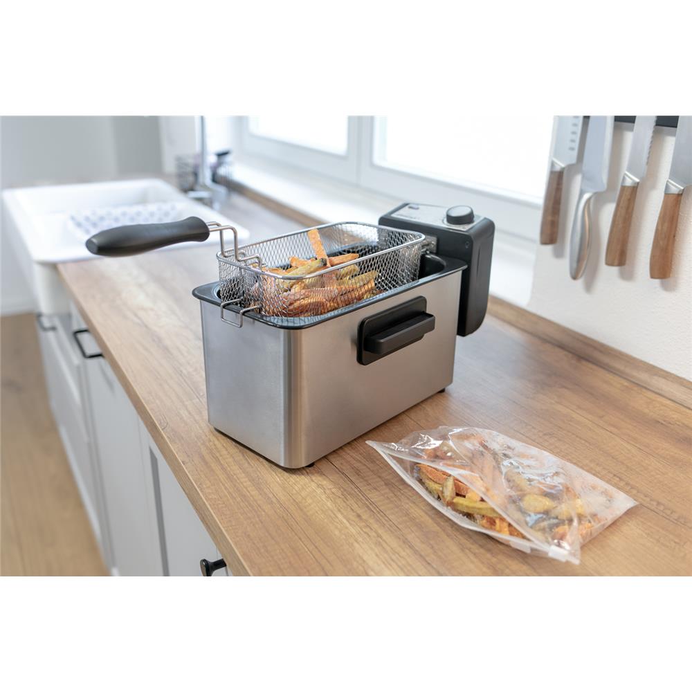 Steba Edelstahl-Fritteuse DF 180