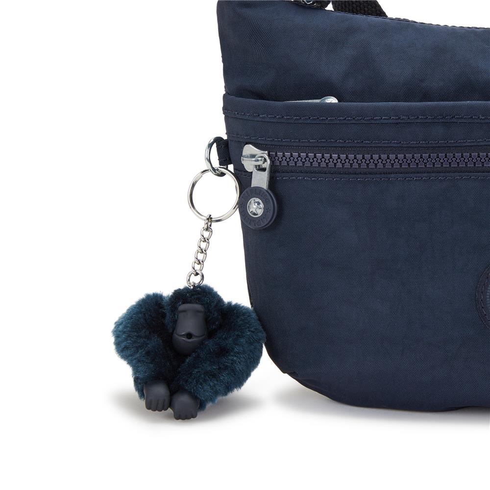Kipling ARTO S, Kleine Umhängetasche, Blue Bleu 2 (blau), Schultertasche mit Reißverschluss