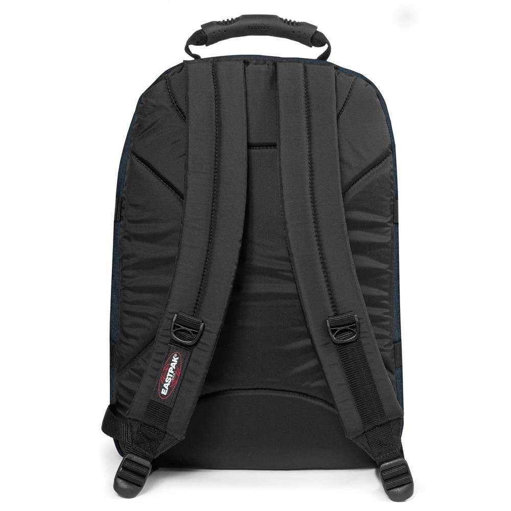 Eastpak PROVIDER, Großer Rucksack, Triple Denim (blau), 33L, mit Flaschenhalter und Laptopfach