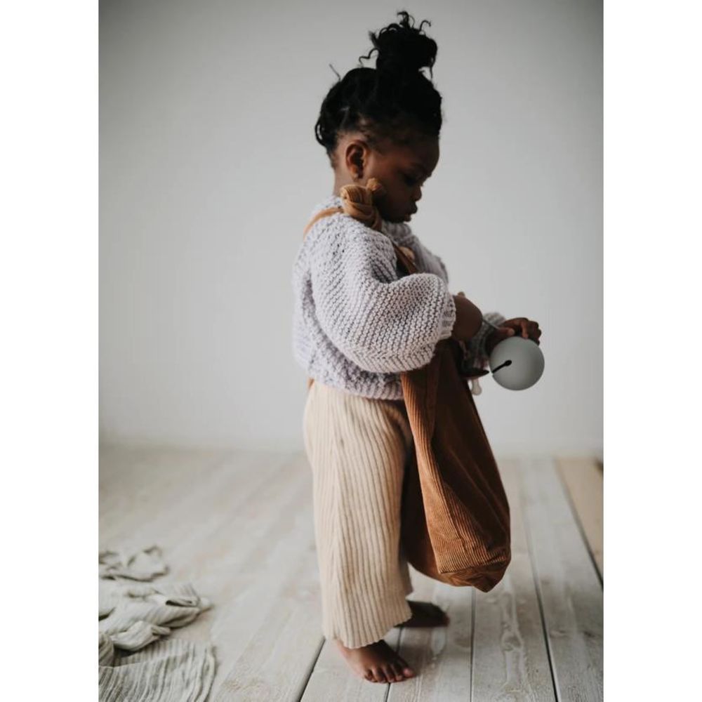 Mushie Schnulleretui, Stone, Schnullerbox aus Silikon, BPA-frei