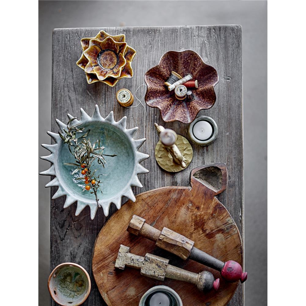 Bloomingville Tara Deko, Braun, Recyceltes Holz L33xH5xW25,5 cm