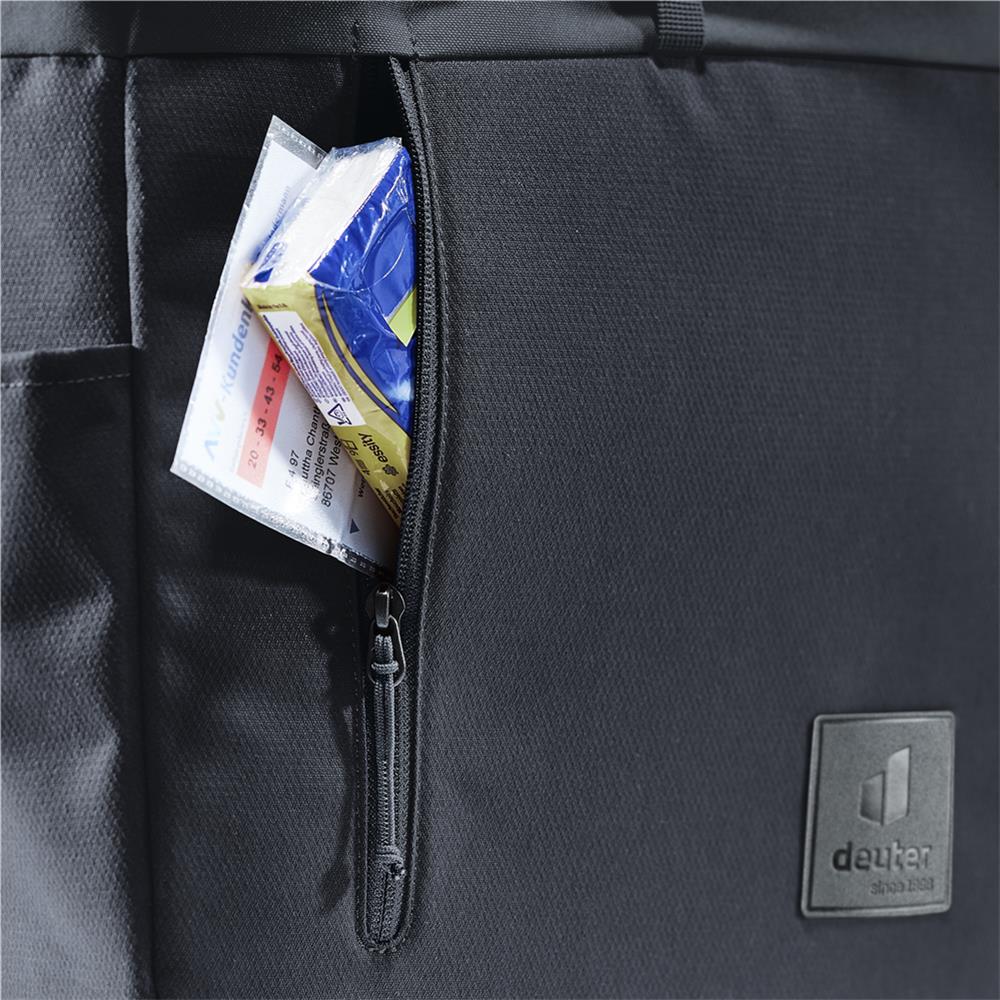deuter UP Seoul, Rucksack, black (schwarz), 26L, mit Flaschenhalter und Laptopfach