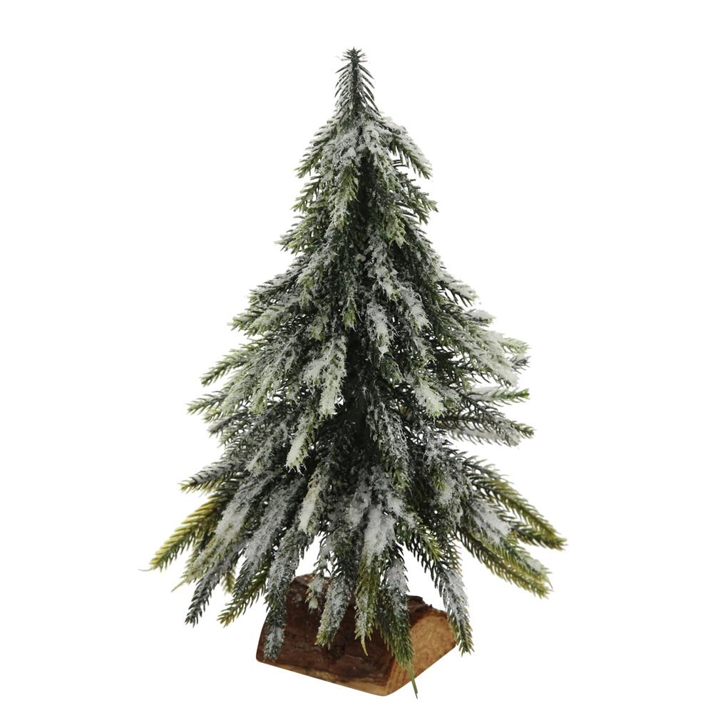 BOLTZE Weihnachtsbaum Tanni 26 cm Dekobaum Tannenbaum mit Schnee