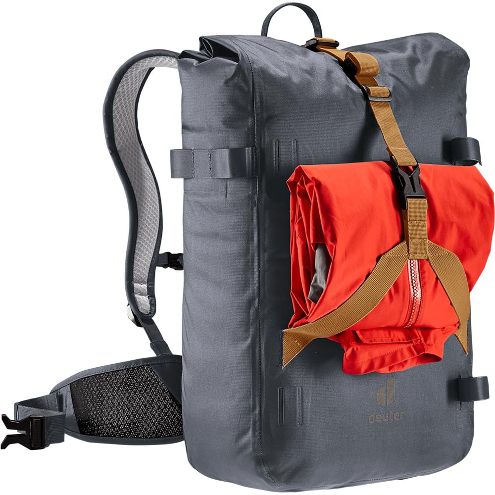 deuter Amager 25+5, Fahrradrucksack, graphite (grau), 29L, Fahrradtasche