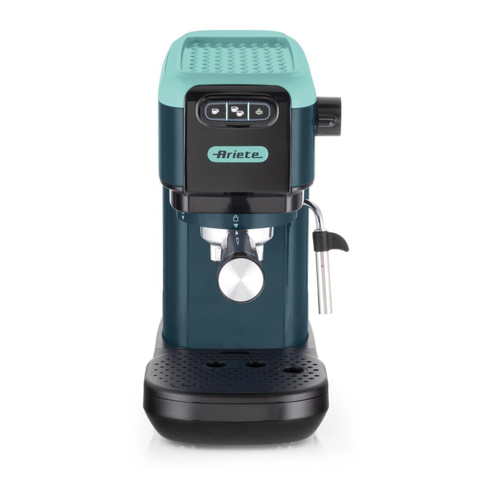 Ariete Espressomaschine, Light Aquamarine, Siebträgermaschine für Pulver und ESE-Pads