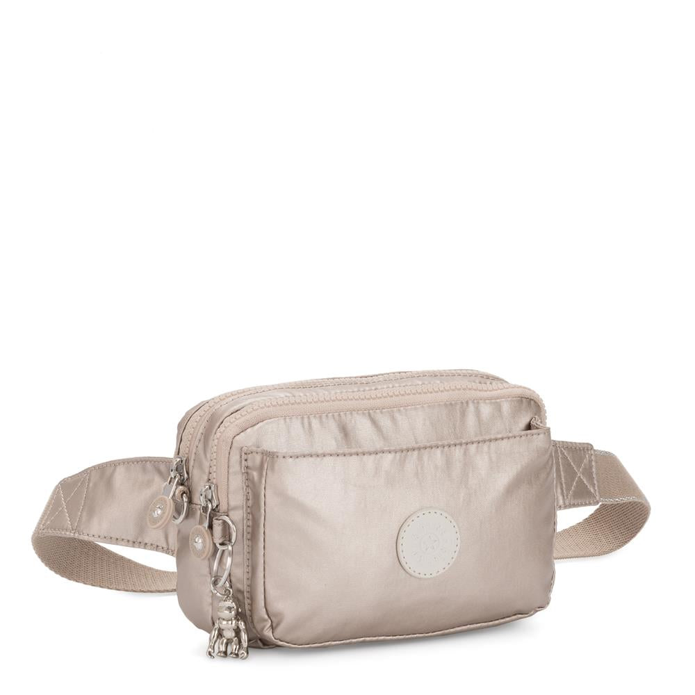 Kipling ABANU MULTI Mini-2-in-1-Crossbody- und Bauchtasche Metallic Glow