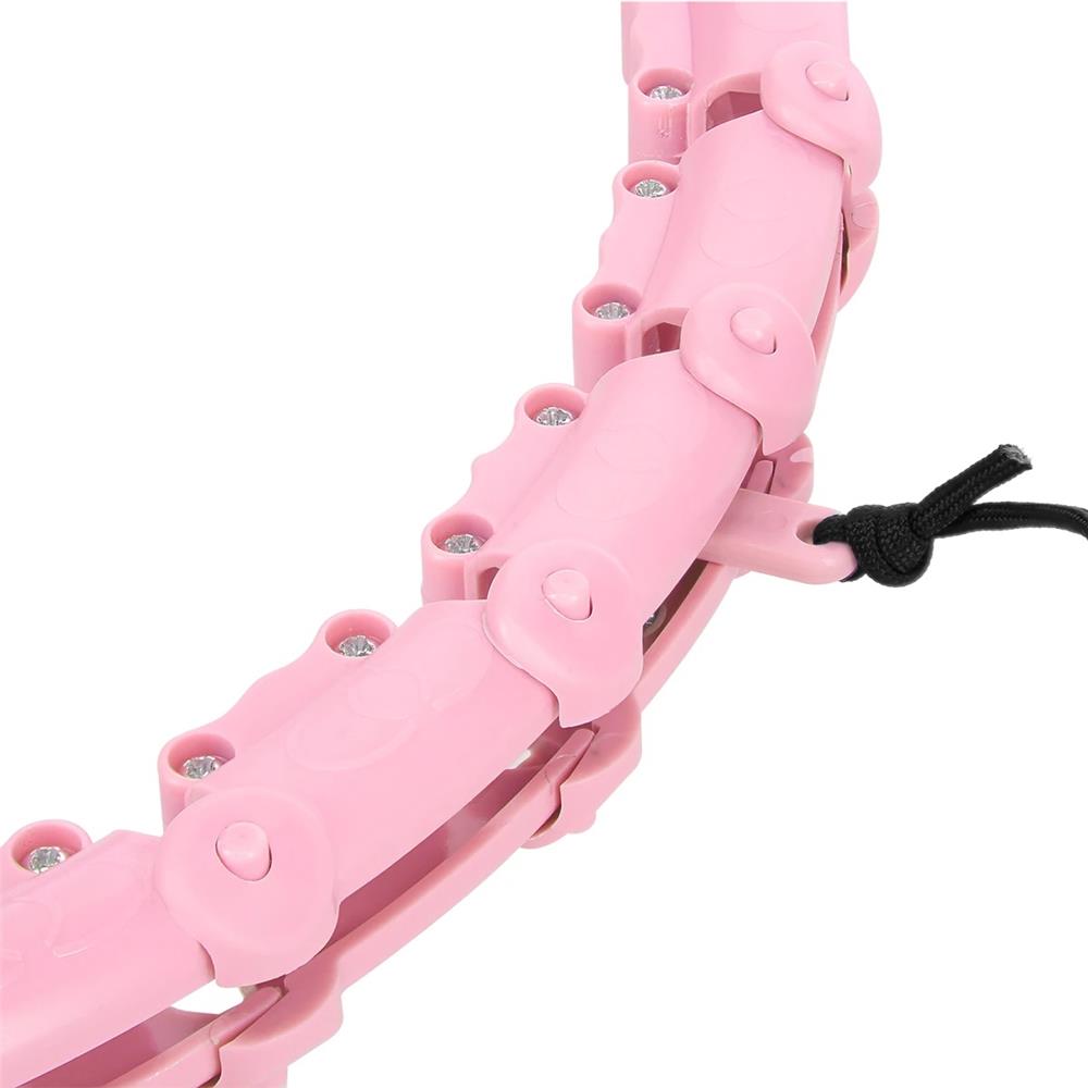 Hula Hoop Reifen Plus Size mit Gewicht und Massagefunktion Rosa | HMS HHW11