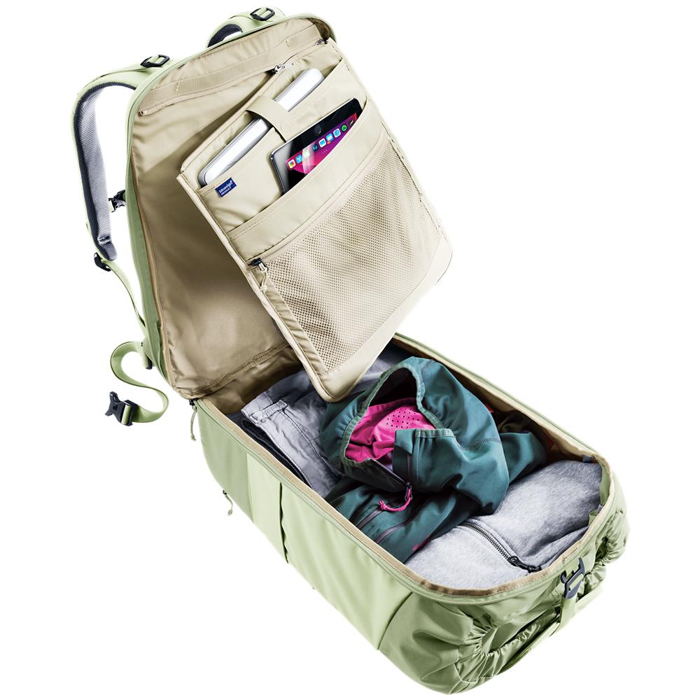 deuter Utilion 34+5, Rucksack, mineral-grove (grün), 39L, mit Flaschenhalter und Laptopfach