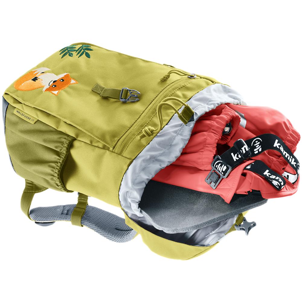 deuter Waldfuchs, Kinderrucksack, linden-cactus (grün), 10L, Kindergartenrucksack, Wanderrucksack