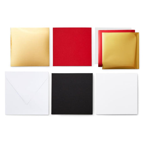 Cricut Einlegekarten Royal Flush S40 mit Einleger und Folientransferbögen 14 Stück