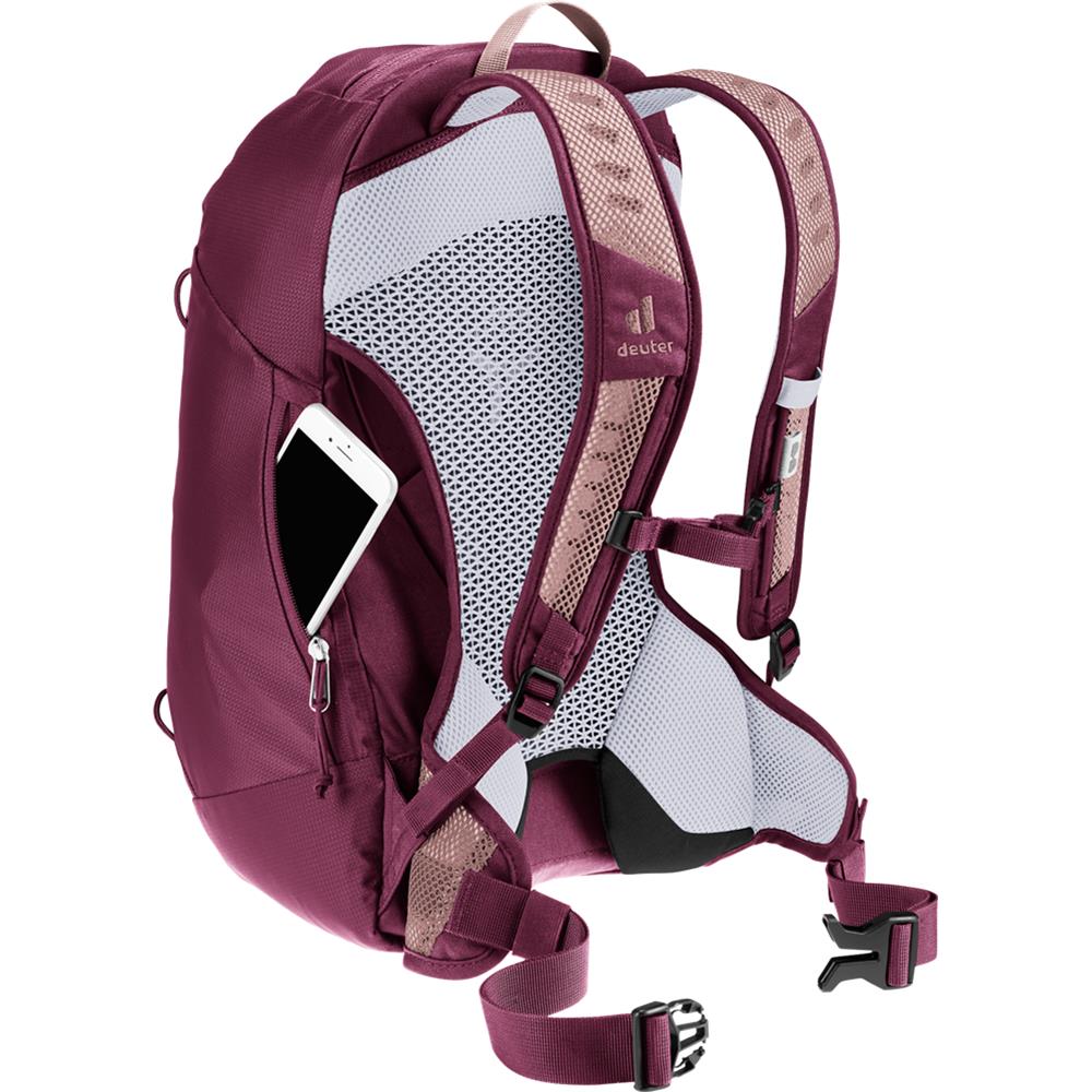 deuter AC Lite 15 SL, Wanderrucksack, ashrose-cassis (braun), 15L