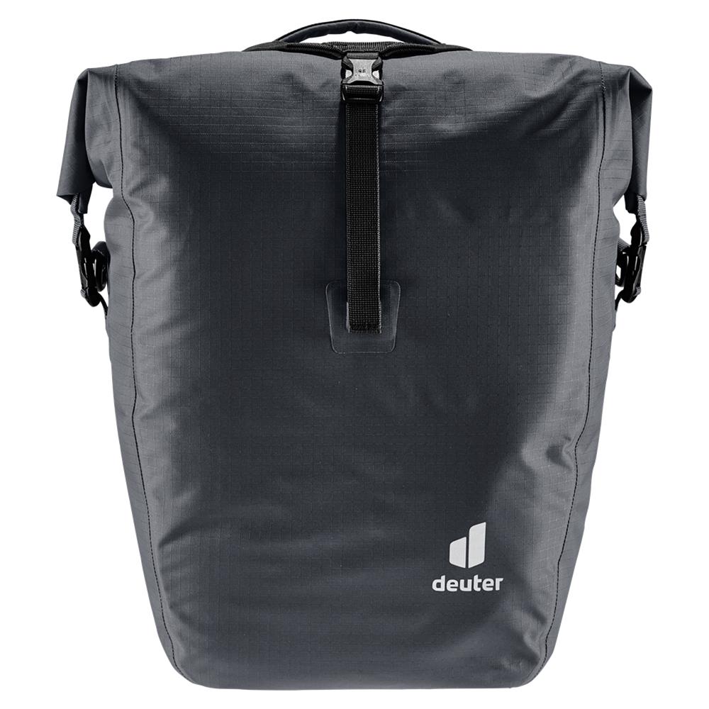 deuter Weybridge, Fahrradtasche, graphite (grau), 25L+5L, mit Bagfix-Halterung
