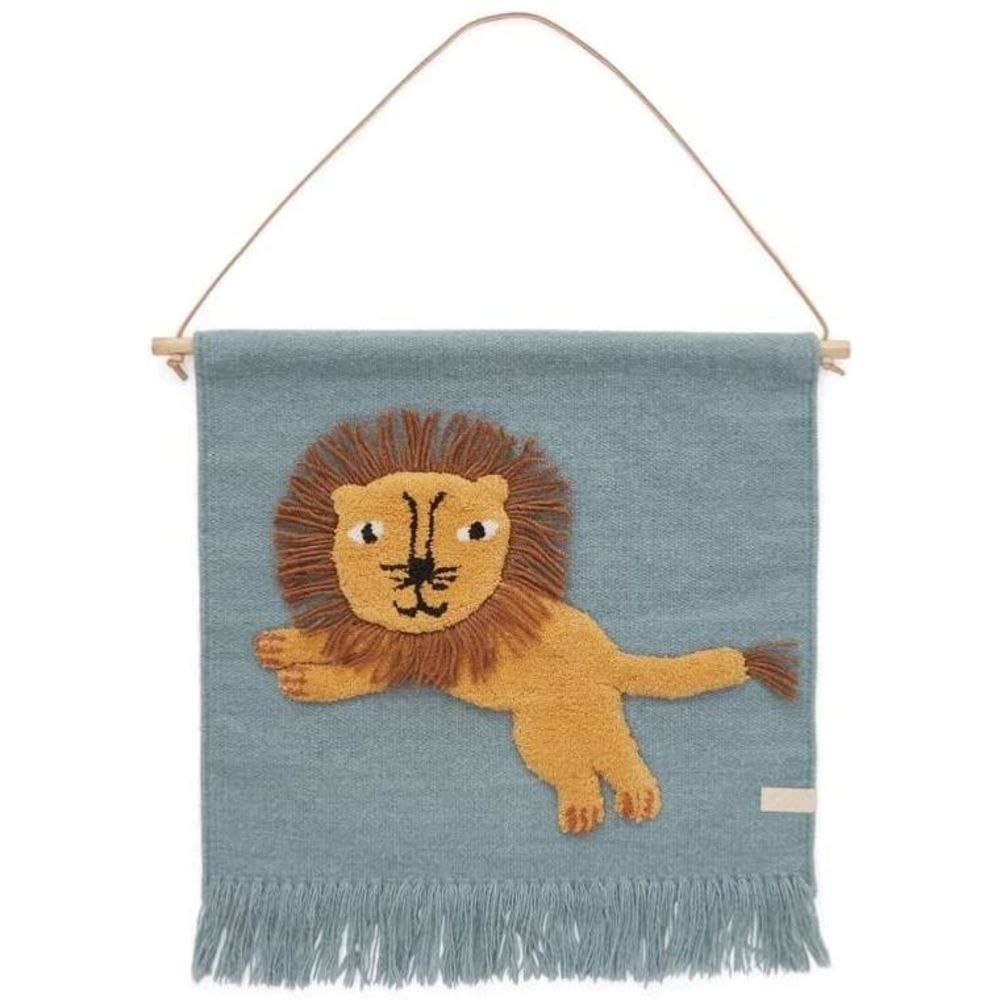OYOY Mini - Wandteppich Löwe, Kinderzimmerdekoration