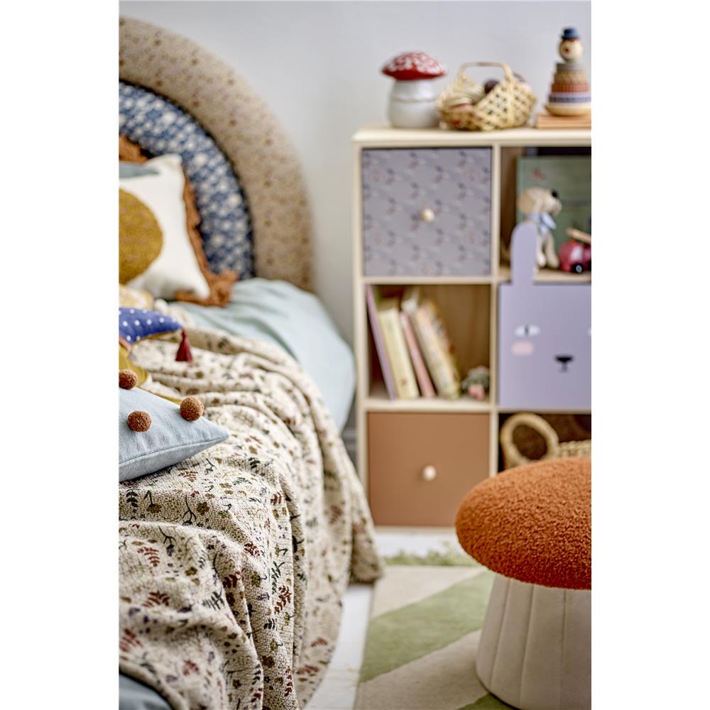 Bloomingville MINI Calle Bücherregal mit Schubladen 55x89,5x28 cm Natur Paulownia