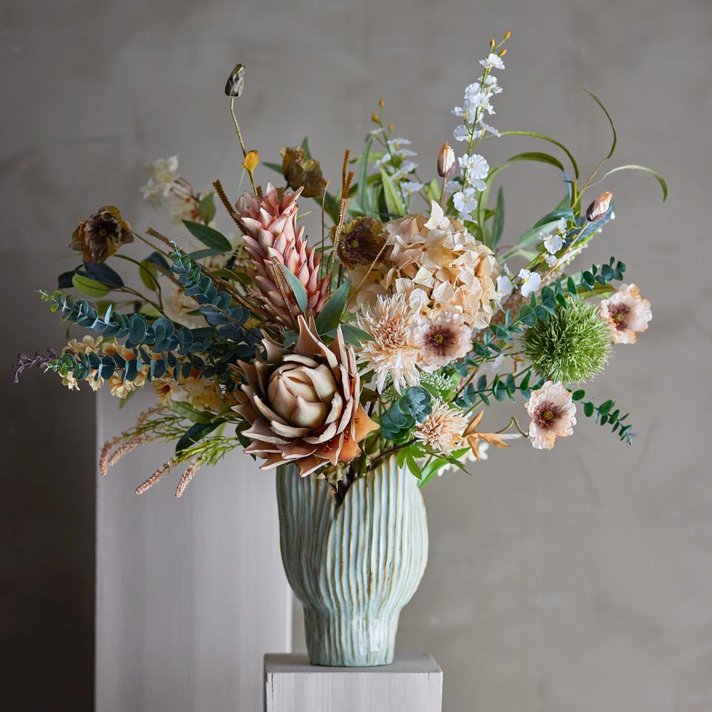 Bloomingville Chrysantemum Kunstblume Stiel Natur 54cm